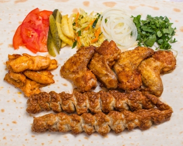 Шашлык из куриного ассорти